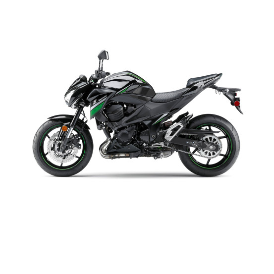 Grip adhésif de réservoir noir et transparent STOMPGRIP ICON - KAWASAKI 800 Z 2013-16