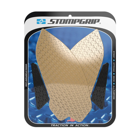 Grip adhésif de réservoir noir et transparent STOMPGRIP ICON - HONDA 500 CB-F / 500 CBR-R 2016-18