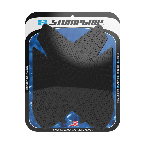Grip adhésif de réservoir noir STOMPGRIP ICON - SUZUKI 650 SV 2016-26 / 650 SV S 2016 / 650 SV X CAFE RACER 2019-20