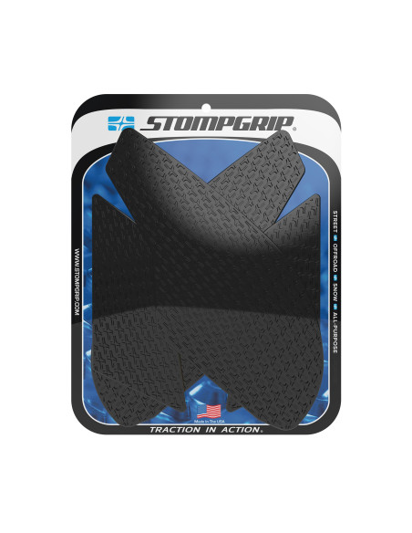 Grip adhésif de réservoir noir STOMPGRIP ICON - SUZUKI 650 SV 2016-26 / 650 SV S 2016 / 650 SV X CAFE RACER 2019-20