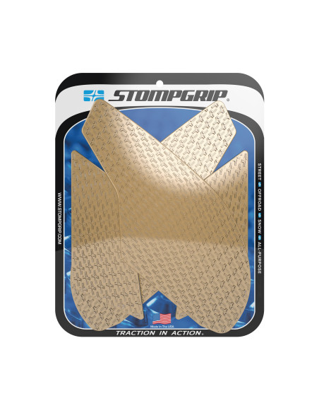 Grip adhésif de réservoir transparent STOMPGRIP ICON - SUZUKI 650 SV 2016-26 / 650 SV S 2016 / 650 SV X CAFE RACER 2019-20