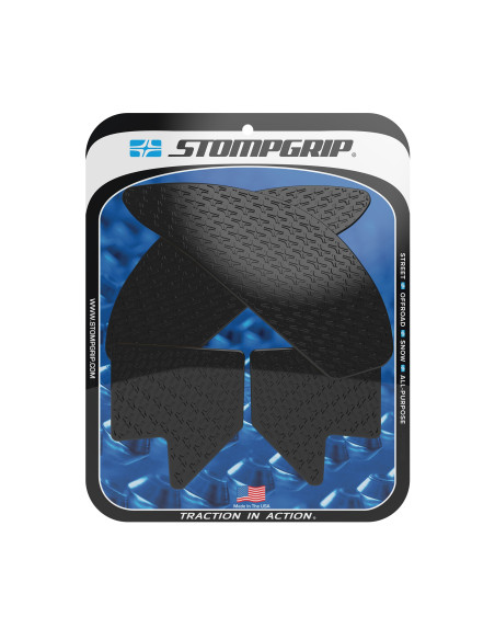 Grip adhésif de réservoir noir STOMPGRIP ICON - YAMAHA 1000 MT-10 2017-21