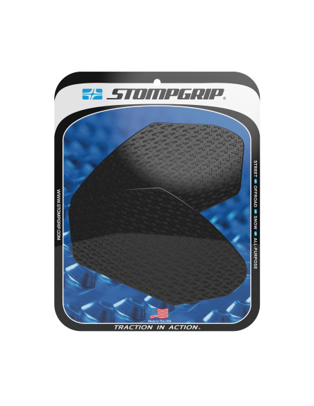 Grip adhésif de réservoir noir STOMPGRIP ICON - KAWASAKI 650 NINJA 2017-26 / 400 Z 2019-24 / 650 Z 2017-26