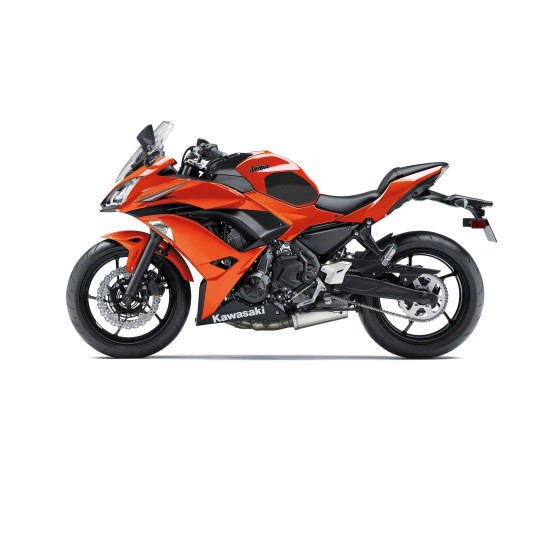 Grip adhésif de réservoir noir STOMPGRIP ICON - KAWASAKI 650 NINJA 2017-26 / 400 Z 2019-24 / 650 Z 2017-26