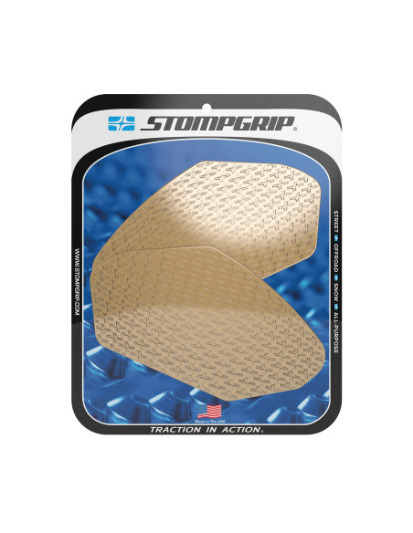 Grip adhésif de réservoir transparent STOMPGRIP ICON - KAWASAKI 650 NINJA 2017-26 / 400 Z 2019-24 / 650 Z 2017-26