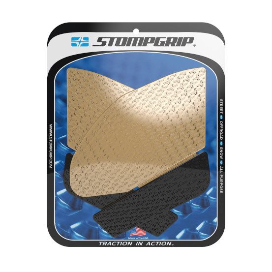 Grip adhésif de réservoir noir et transparent STOMPGRIP ICON - SUZUKI 1000 GSX-R 2017-22 / 1000 GSX-R R 2026