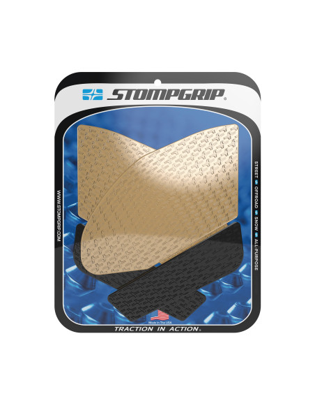 Grip adhésif de réservoir noir et transparent STOMPGRIP ICON - SUZUKI 1000 GSX-R 2017-22 / 1000 GSX-R R 2026
