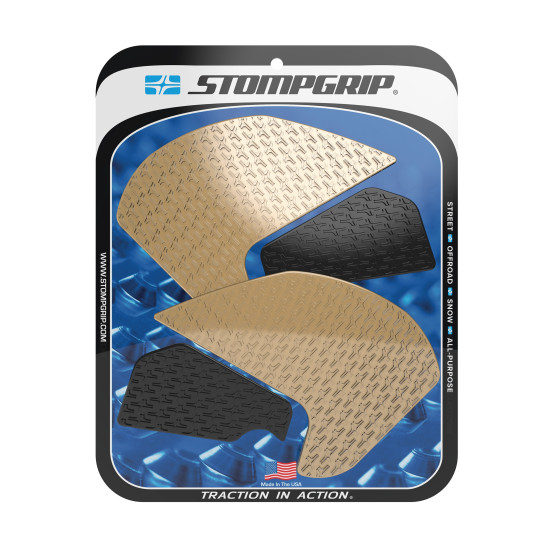 Grip adhésif de réservoir noir et transparent STOMPGRIP ICON - YAMAHA 700 MT-07 2018-21