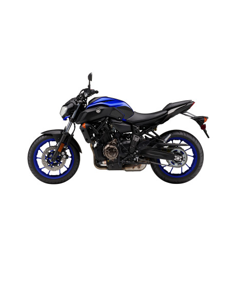 Grip adhésif de réservoir noir et transparent STOMPGRIP ICON - YAMAHA 700 MT-07 2018-21