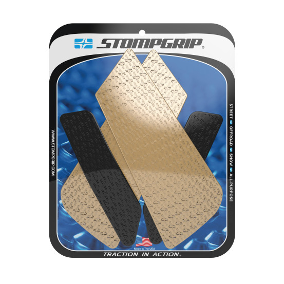 Grip adhésif de réservoir noir et transparent STOMPGRIP ICON - BMW 850 F850 GS ADVENTURE / 900 F900 GS ADVENTURE / 1000 S1000XR