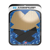 Grip adhésif de réservoir noir et transparent STOMPGRIP ICON - BMW 900 F900 XR 2020-25