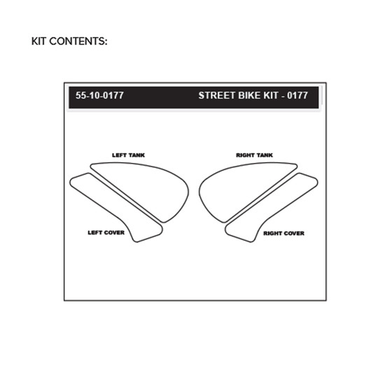 Grip adhésif de réservoir transparent STOMPGRIP ICON - HONDA 1000 CBR RR-R SP 2020-26