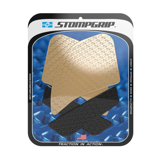 Grip adhésif de réservoir noir et transparent STOMPGRIP ICON - KAWASAKI 1000 NINJA SX 2020-25 / 1000 Z SX 2020
