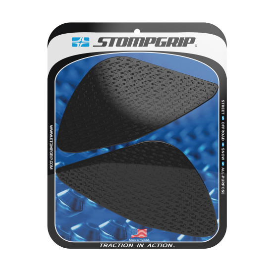 Grip adhésif de réservoir noir STOMPGRIP ICON - YAMAHA 900 MT-09 / TRIUMPH 1200 SPEED TRIPLE RR / 1200 SPEED TRIPLE RS