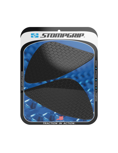 Grip adhésif de réservoir noir STOMPGRIP ICON - YAMAHA 900 MT-09 / TRIUMPH 1200 SPEED TRIPLE RR / 1200 SPEED TRIPLE RS