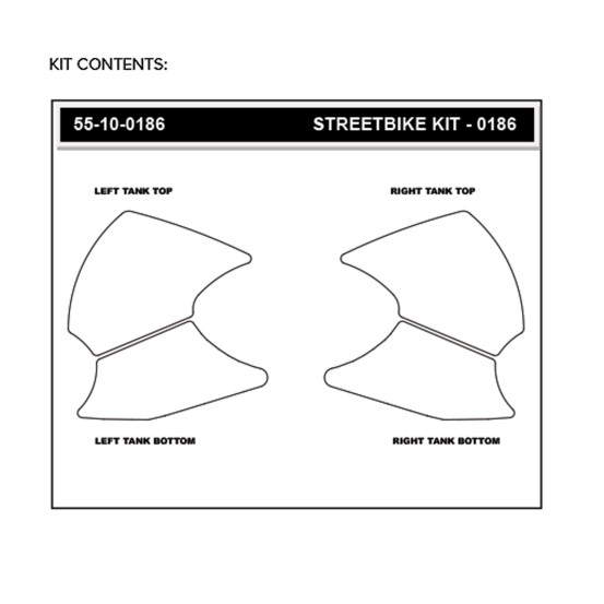 Grip adhésif de réservoir transparent STOMPGRIP ICON - KTM 1290 SUPER ADVENTURE R / 1290 SUPER ADVENTURE S 2021-24