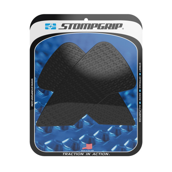 Grip adhésif de réservoir noir STOMPGRIP ICON - HONDA 1100 CRF L AFRICA TWIN ADVENTURE SPORTS 2021-26