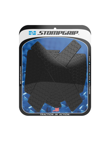Grip adhésif de réservoir noir STOMPGRIP ICON - HONDA 300 CRF-L 2021-26 / 300 CRF RALLY 2021-23