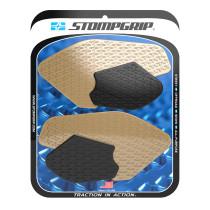 Grip adhésif de réservoir noir et transparent STOMPGRIP ICON - YAMAHA 700 MT-07 2022-24