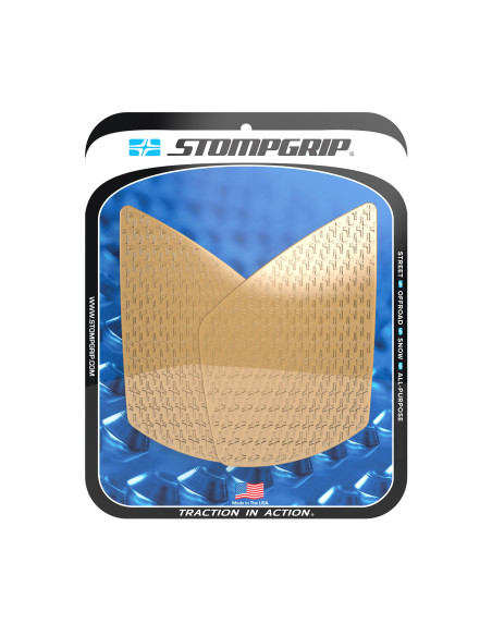 Grip adhésif de réservoir transparent STOMPGRIP ICON - TRIUMPH 765 STREET TRIPLE RS / 765 STREET TRIPLE MOTO2 2023-26