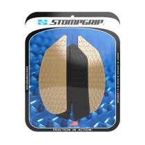 Grip adhésif de réservoir noir et transparent STOMPGRIP ICON - YAMAHA 1000 MT-10 2022-25