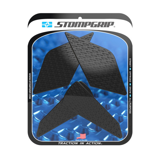 Grip adhésif de réservoir noir STOMPGRIP ICON - KAWASAKI 400 ZX-4R NINJA / 400 ZX-4RR NINJA 2024-26