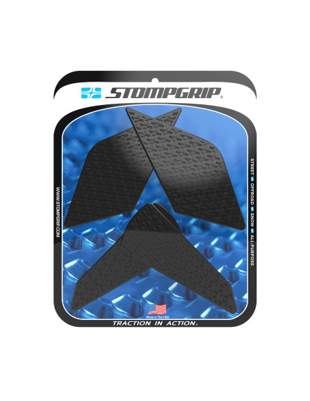 Grip adhésif de réservoir noir STOMPGRIP ICON - KAWASAKI 400 ZX-4R NINJA / 400 ZX-4RR NINJA 2024-26