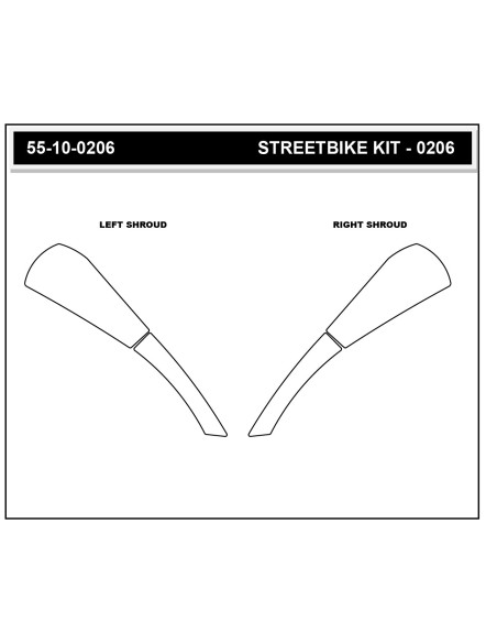 Grip adhésif de réservoir transparent STOMPGRIP ICON - KTM 890 ADVENTURE 2023-25 / 890 ADVENTURE R 2023-26