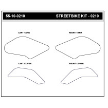 Grip adhésif de réservoir transparent STOMPGRIP ICON - SUZUKI 800 GSX-8R / 800 GSX-8S 2024-26 2