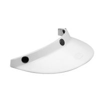 Visière plate pour casque Bell Custom 500 3 points - Blanc
