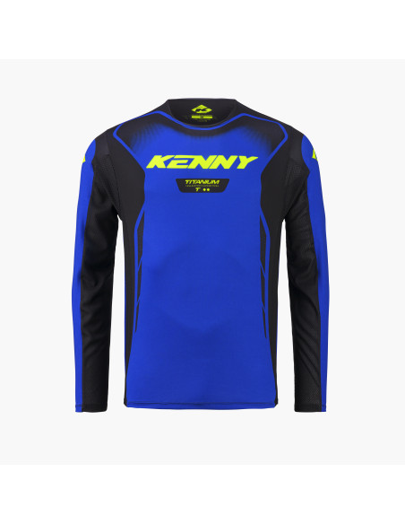 Maillot cross Kenny 2027 Titanium - Blue