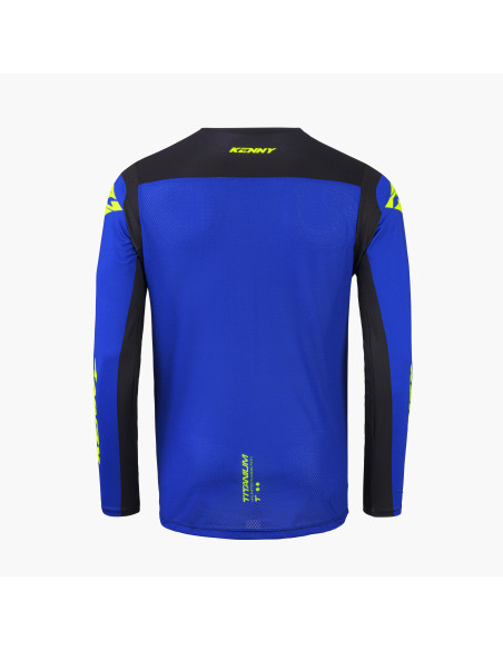 Maillot cross Kenny 2027 Titanium - Blue
