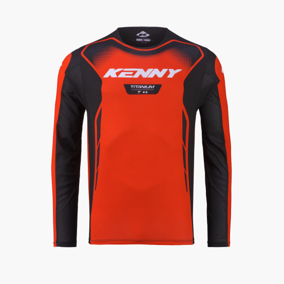 Maillot cross Kenny 2027 Titanium - Orange