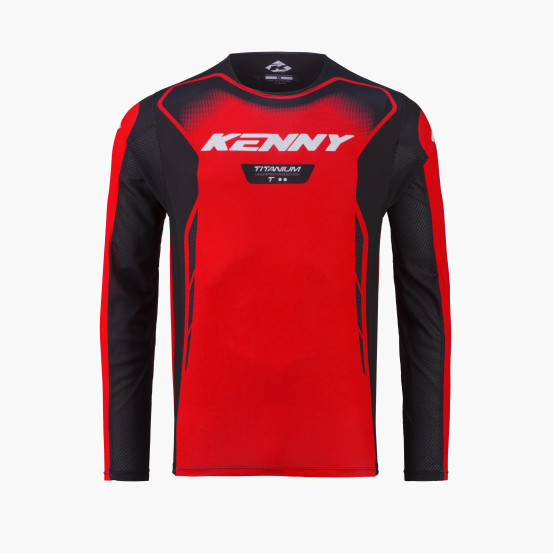Maillot cross Kenny 2027 Titanium - Red
