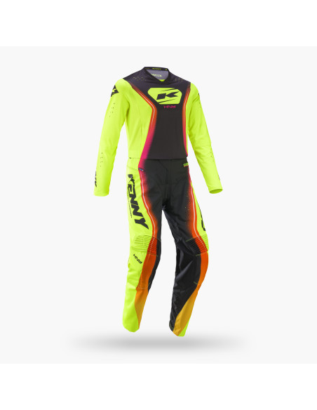 Maillot cross Kenny 2027 Performance - Solid Neon Yellow