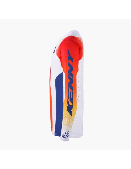 Maillot cross Kenny 2027 Track - Blast Orange White