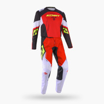 Maillot cross Kenny 2027 Track - Focus Red Neon