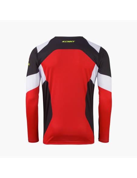 Maillot cross Kenny 2027 Track - Focus Red Neon