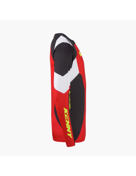 Maillot cross Kenny 2027 Track - Focus Red Neon