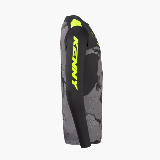 Maillot cross Kenny 2027 Force - Camo Neon Yellow
