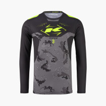 Maillot cross Kenny 2027 Force - Camo Neon Yellow