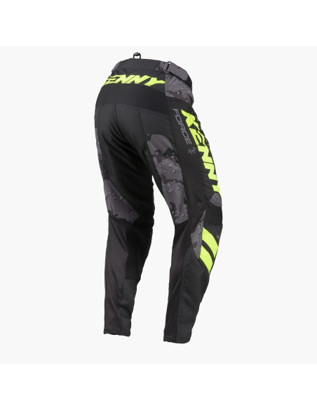 Pantalon cross Kenny 2027 Force - Camo Neon Yellow
