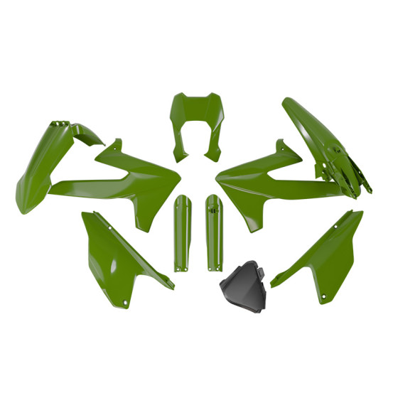 Kit plastiques RACETECH - vert - TRIUMPH 250/450 TF-E 2025-2027