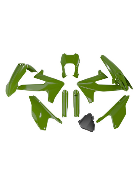 Kit plastiques RACETECH - vert - TRIUMPH 250/450 TF-E 2025-2027