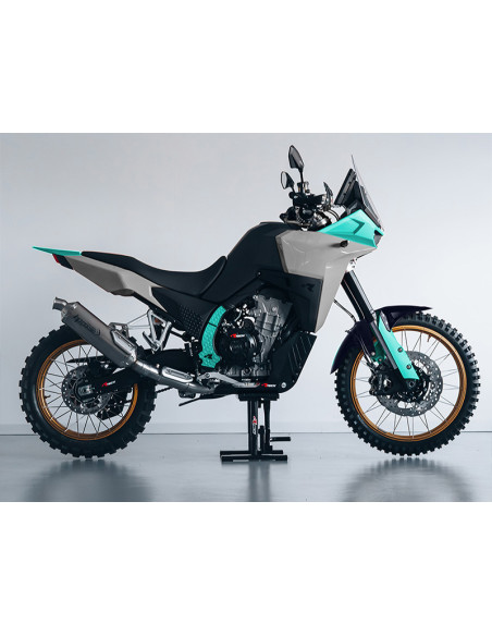 Kit plastiques RACETECH Revolution - gris bleu cyan - KOVE 800 X 2025-2026