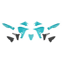 Kit plastiques RACETECH Revolution - bleu cyan - KOVE 800 X 2025-2026