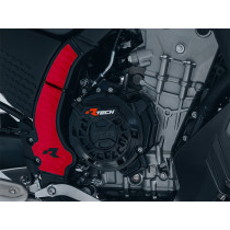 Protections de cadre RACETECH - noir rouge - KOVE 800 X 2025-2026 2