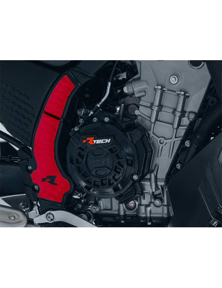 Protections de cadre RACETECH - noir rouge - KOVE 800 X 2025-2026