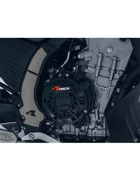 Protections de cadre RACETECH - noir gris - KOVE 800 X 2025-2026