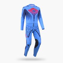 Tenue cross enfant Kenny 2027 Performance - Comics Blue